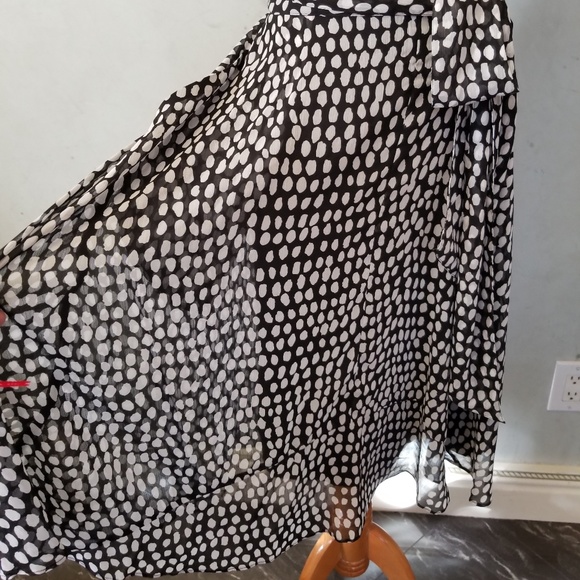 NWT Club Monaco Saffra Printed Ruffle Dress (I28) - Picture 5 of 8